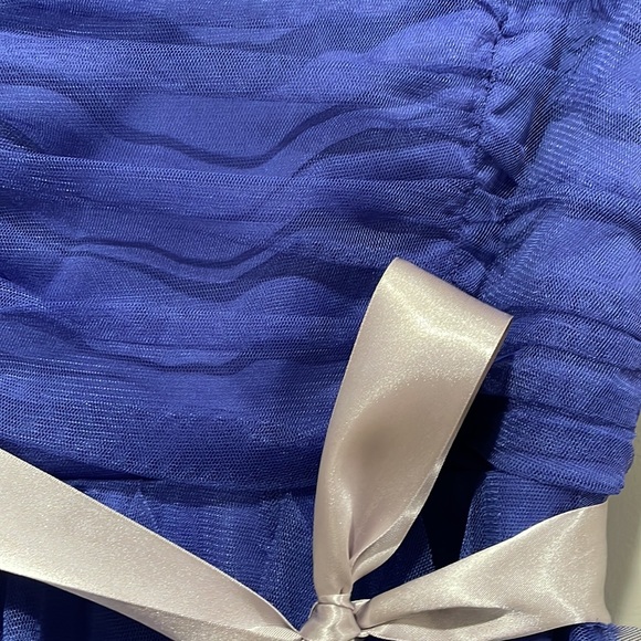 💃HI / LO Elegant Sheer strapless Dress - Picture 5 of 10